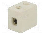 Terminal block; screw terminal; 4mm2; 450V; 32A; ways: 1; for cable SIMET