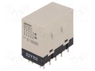 Relay: electromagnetic; 4PST-NO; Ucoil: 12VDC; 25A; G7J; PCB; 50mΩ OMRON