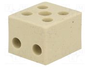 Terminal block; screw terminal; 4mm2; 450V; ways: 2; terminals: 4 BM GROUP