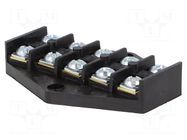 Connector: terminal block; 16A; 450V; screw terminal; black PLASTROL