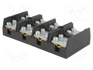 Terminal block; screw terminal; 35mm2; 400V; ways: 4; terminals: 8 PLASTROL