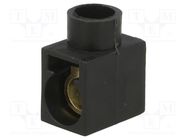 Terminal block; screw terminal; 2.5mm2; 400V; 32A; ways: 1; black 