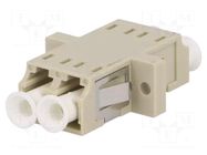 Connector: fiber optic; socket,coupler; multi mode duplex (MM) LOGILINK