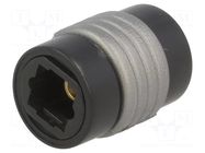 Connector: fiber optic; coupler; optical (Toslink); female x2 LOGILINK