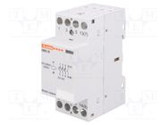 Contactor: 4-pole installation; 25A; 220÷230VAC,220÷230VDC LOVATO ELECTRIC