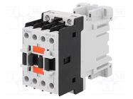 Contactor: 3-pole; NO x3; Auxiliary contacts: NC; 24VDC; 25A; BF 