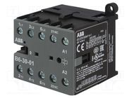 Contactor: 3-pole; NO x3; Auxiliary contacts: NC; 24VAC; 6A; B6 ABB