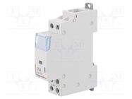 Contactor: 2-pole installation; NO x2; 24VAC; 25A; SM400 LEGRAND