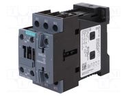 Contactor: 3-pole; NO x3; Auxiliary contacts: NO + NC; 24VDC; 40A 