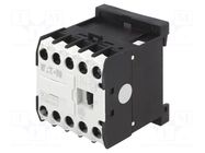 Contactor: 4-pole; NC + NO x3; 12VDC; 6A; DILER; screw terminals EATON ELECTRIC