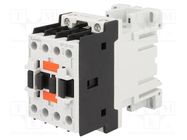 Contactor: 3-pole; NO x3; Auxiliary contacts: NO; 24VDC; 25A; BF 