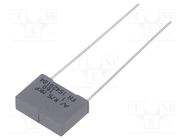 Capacitor: polypropylene; R75; 100nF; 13x4x9mm; THT; ±5%; 10mm KEMET