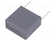 Capacitor: polypropylene; X2; R46 310V; 6.8uF; 630VDC; 310VAC; THT KEMET