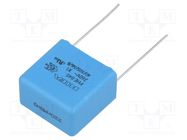 Capacitor: polypropylene; X1; PHE845; 220nF; 26x15.5x24.5mm; THT KEMET