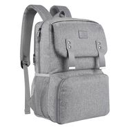 Laptop Backpack / Lunch Bag 15.6'' Matein 1161 USB Grey, Matein