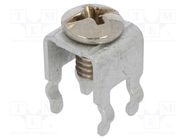 Terminal: screw terminal; THT,screw terminal; silver; 7x5mm KEYSTONE