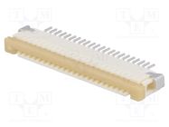 Connector: FFC/FPC; horizontal; PIN: 22; top contacts,ZIF; SMT MOLEX