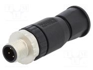 Connector: M12; plug; PIN: 4; male; A code-DeviceNet / CANopen CONEC