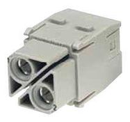 RECTANGULAR HAN MODULE, RECEPTACLE, 2WAY, SCREW