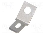 Terminal: flat; 5.2mm; 0.5mm; male; M3; screw; brass; tinned KEYSTONE