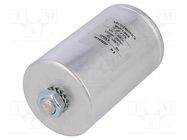 Capacitor: polypropylene; 75uF; Leads: M10 screws; ESR: 5mΩ; ±5% KEMET