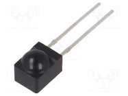 PIN photodiode; THT; 950nm; 870÷1050nm; 120°; convex; black 