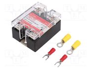 Relay: solid state; Ucntrl: 4÷32VDC; 10A; 44÷480VAC; SSR-R; 1-phase 