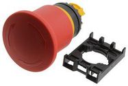 NON ILLUMINATED PB SW ACTUATOR, RED/45MM