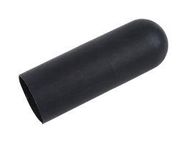 HEAT SHRINK BOOT, END CAP, 5.1MM, BLACK