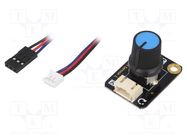 Sensor: rotation; potentiometer; analog; 5VDC; Ch: 1; Gravity DFROBOT