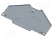 Separating plate; ways: 4; Marking: 0-3; -25÷70°C; UL94V-0 WEIDMÜLLER