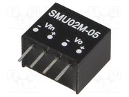 Converter: DC/DC; 2W; Uin: 10.8÷13.2V; Uout: 5VDC; Iout: 80÷400mA 