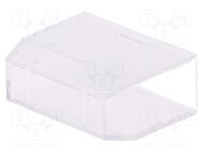 Cover; push-in; Body: transparent; Mat: polypropylene; colourless MTA