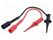 Clip-on probe; 3A; black,red; 300V KEYSIGHT