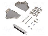 Connector: D-Sub; PIN: 37; plug; female; straight; soldering; black ENCITECH