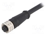 Connector: M12; plug; PIN: 8; female; A code-DeviceNet / CANopen IFM ELECTRONIC