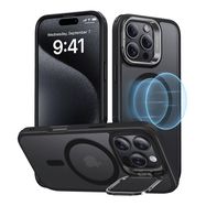 Hybrid Case (HaloLock) ESR with stand for iPhone 16 Pro (black), ESR