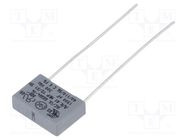 Capacitor: polypropylene; Y2; R41; 1.5nF; 13x4x9mm; THT; ±20%; 10mm KEMET