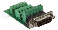 D SUB CONNECTOR, STANDARD, PLUG, 15 POSITION