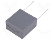 Capacitor: polypropylene; R76; 220nF; 32x18x33mm; THT; ±5%; 27.5mm KEMET