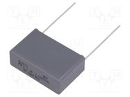 Capacitor: polypropylene; R76; 100nF; 32x11x20mm; THT; ±5%; 27.5mm KEMET