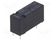 Relay: electromagnetic; SPST-NO; Ucoil: 5VDC; Icontacts max: 8A OMRON Electronic Components