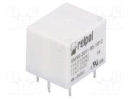 Relay: electromagnetic; SPDT; Ucoil: 12VDC; 15A; 10A/240VAC; RM50 RELPOL