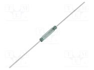 Reed switch; Range: 7÷21AT; Pswitch: 10W; Ø1.8x10mm; 500mA 