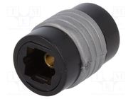 Toslink component: socket; Connection: 3,5mm socket 