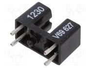 Sensor: optocoupler; through-beam (with slot); Slot width: 2.8mm VISHAY