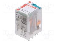 Relay: electromagnetic; DPDT; Ucoil: 24VDC; Icontacts max: 24A RELPOL