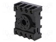 Socket; PIN: 8; for DIN rail mounting; octal; MKS OMRON