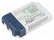 Power supply: switching; LED; 45W; 54÷90VDC; 500mA; 90÷295VAC; IP20 MEAN WELL