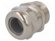 Cable gland; with long thread; M25; 1.5; IP68; brass; 10bar HUMMEL